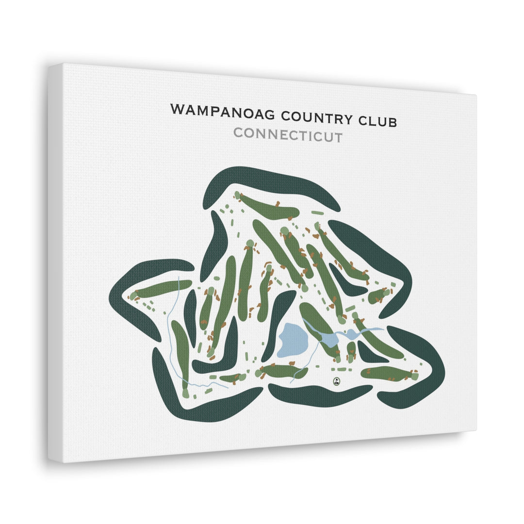 Wampanoag Country Club, Connecticut - Printed Golf Courses