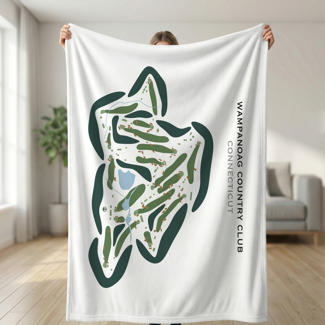 Wampanoag Country Club, Connecticut - Printed Golf Courses