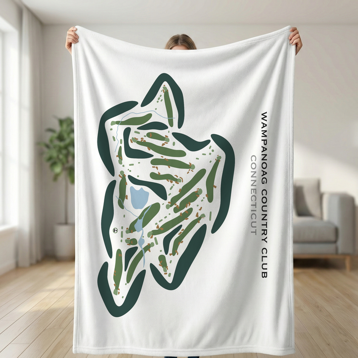 Wampanoag Country Club, Connecticut - Printed Golf Courses
