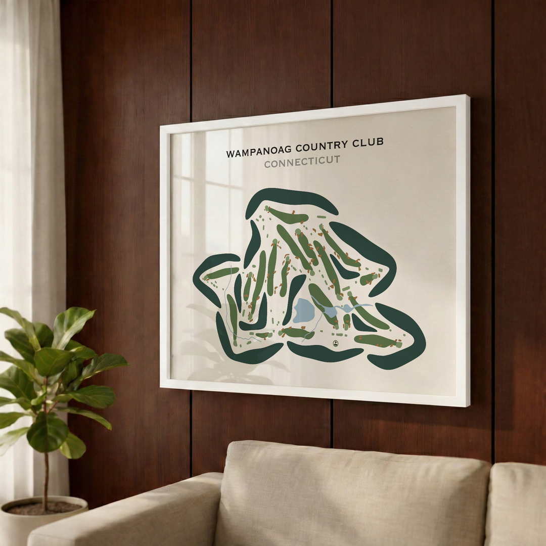 Wampanoag Country Club, Connecticut - Printed Golf Courses