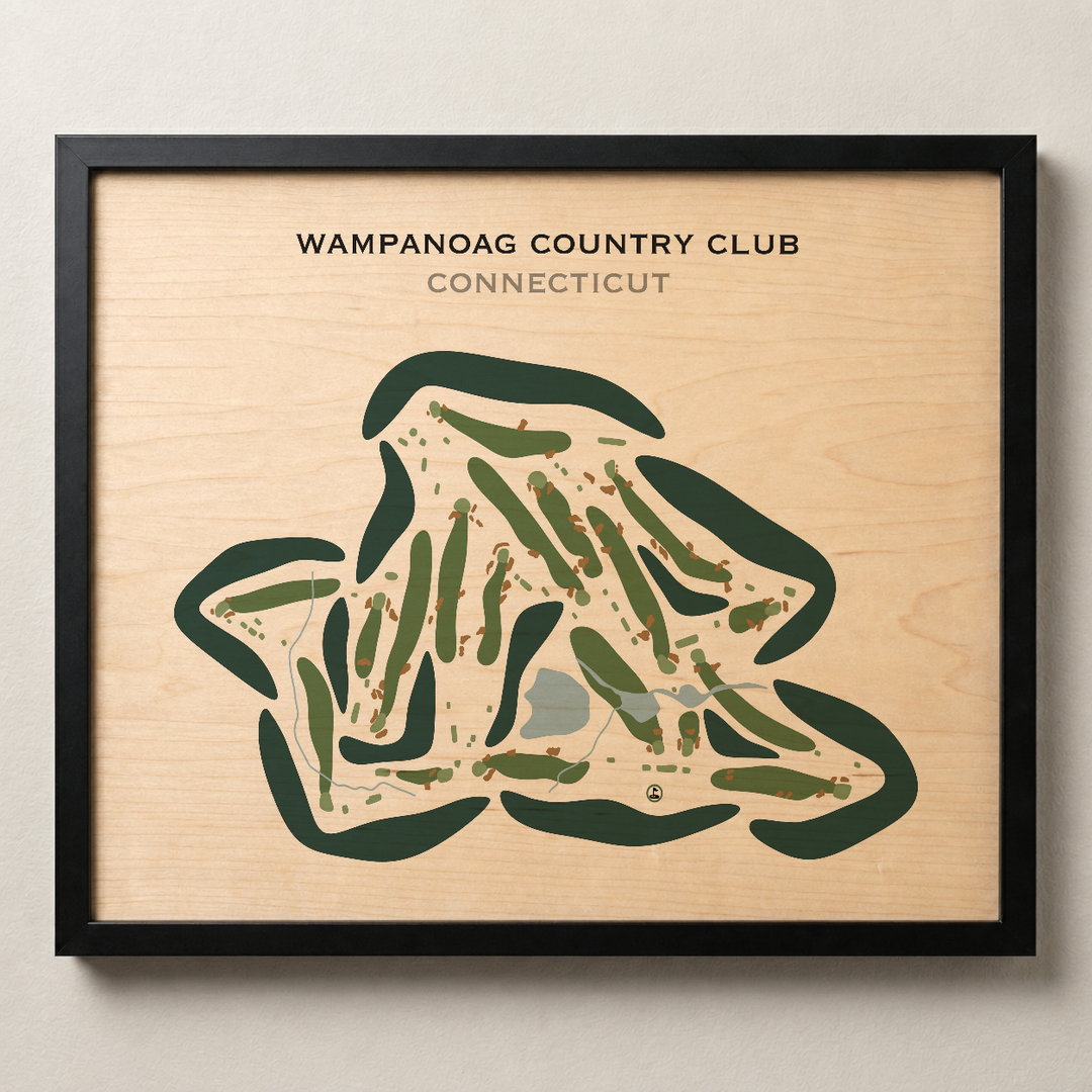 Wampanoag Country Club, Connecticut - Printed Golf Courses