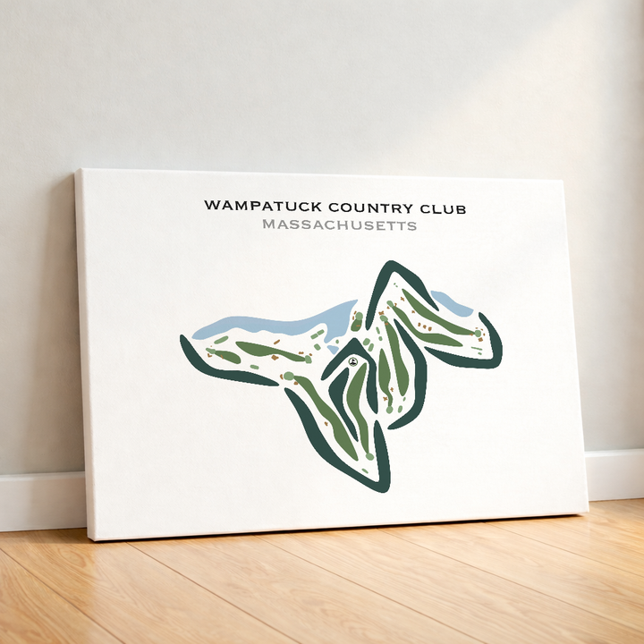 Wampatuck Country Club, Massachusetts - Printed Golf Courses