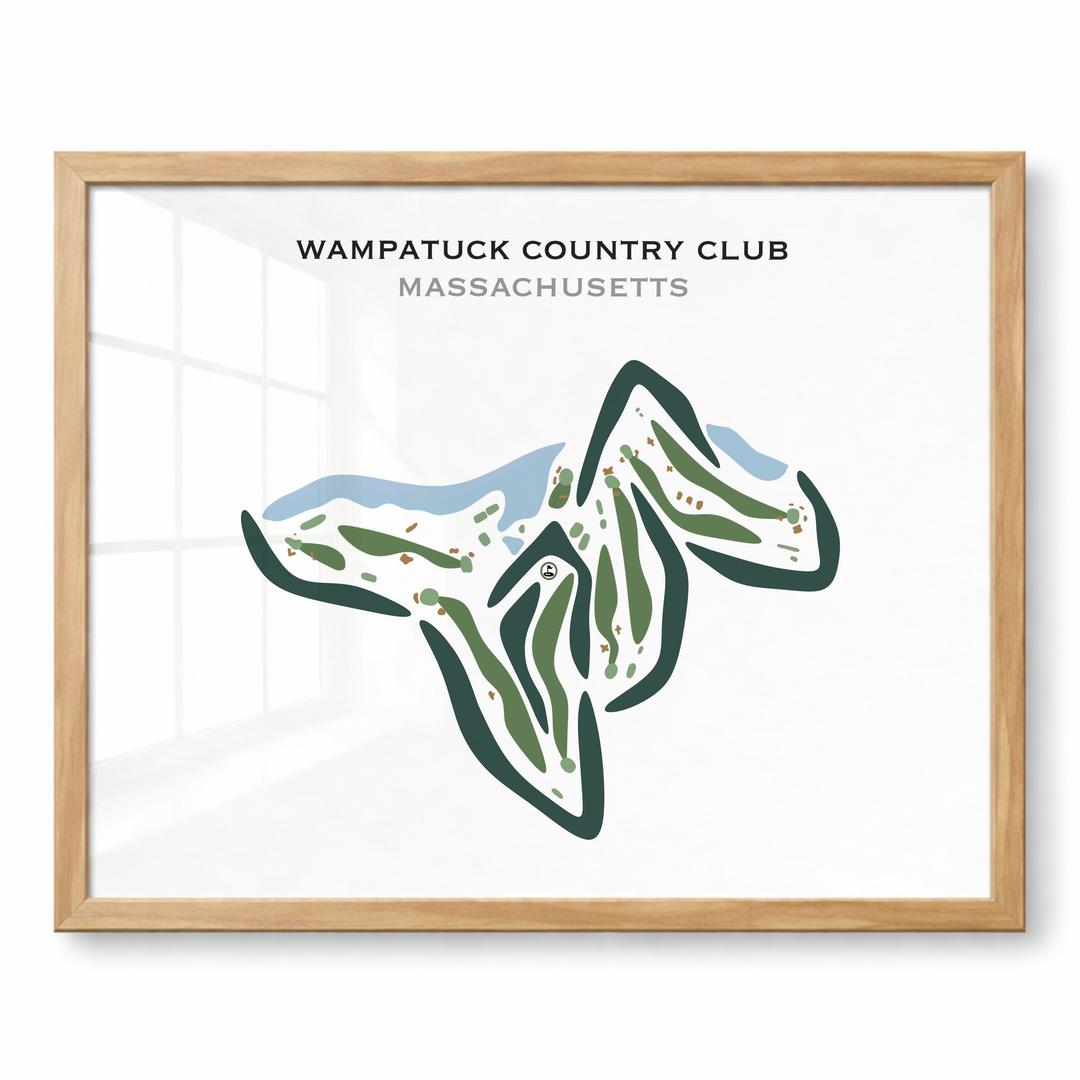 Wampatuck Country Club, Massachusetts - Printed Golf Courses