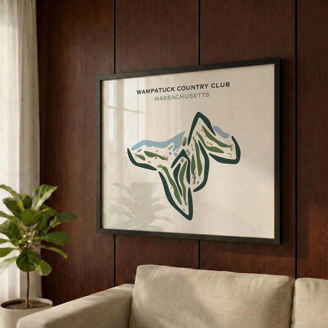 Wampatuck Country Club, Massachusetts - Printed Golf Courses