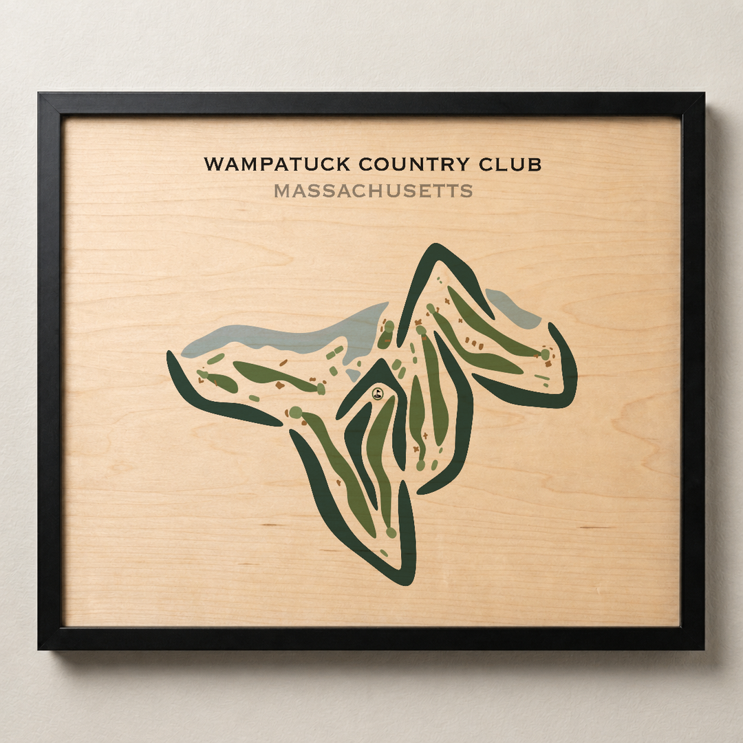 Wampatuck Country Club, Massachusetts - Printed Golf Courses
