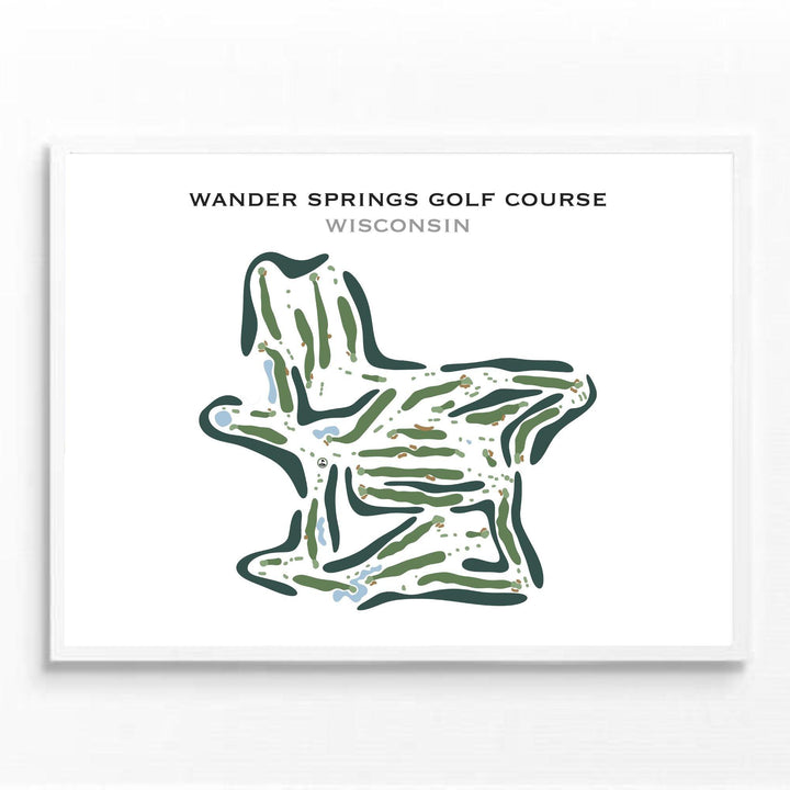 Wander Springs Golf Course, Wisconsin - Golf Course Prints