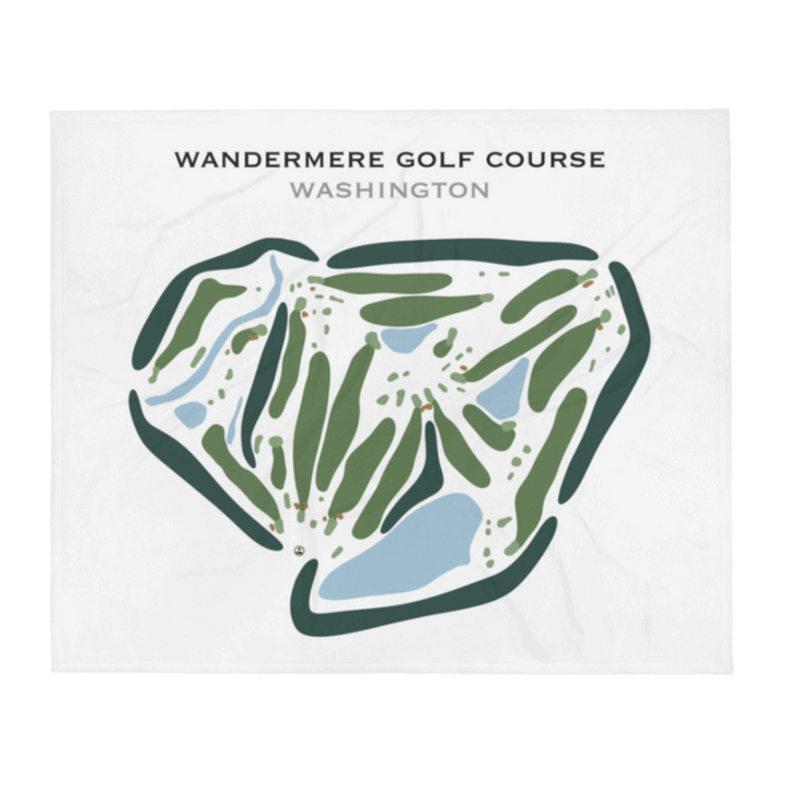 Wandermere Golf Course, Washington - Printed Golf Courses