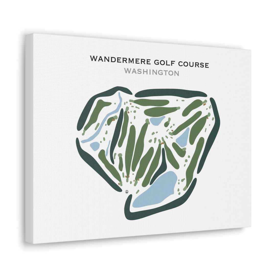 Wandermere Golf Course, Washington - Printed Golf Courses