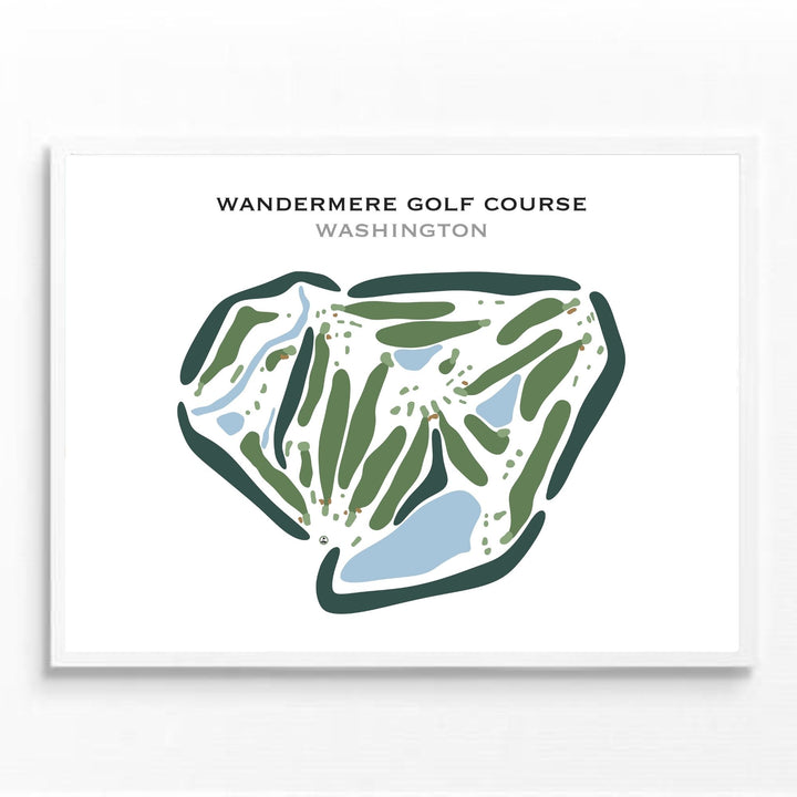 Wandermere Golf Course, Washington - Printed Golf Courses