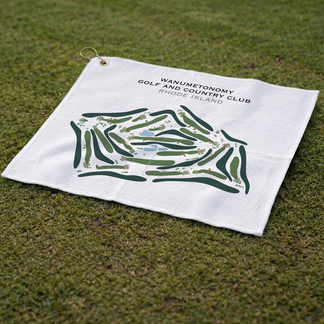Wanumetonomy Golf and Country Club, Rhode Island - Printed Golf Course