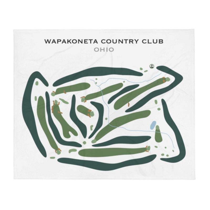 Wapakoneta Country Club, Ohio - Printed Golf Courses