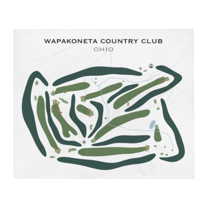 Wapakoneta Country Club, Ohio - Printed Golf Courses