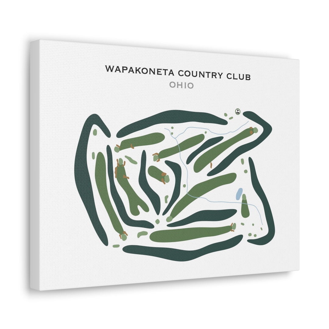 Wapakoneta Country Club, Ohio - Printed Golf Courses