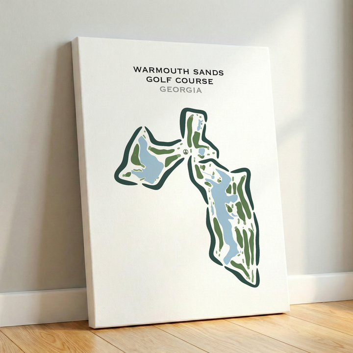 Warmouth Sands Golf Course, Georgia - Printed Golf Courses