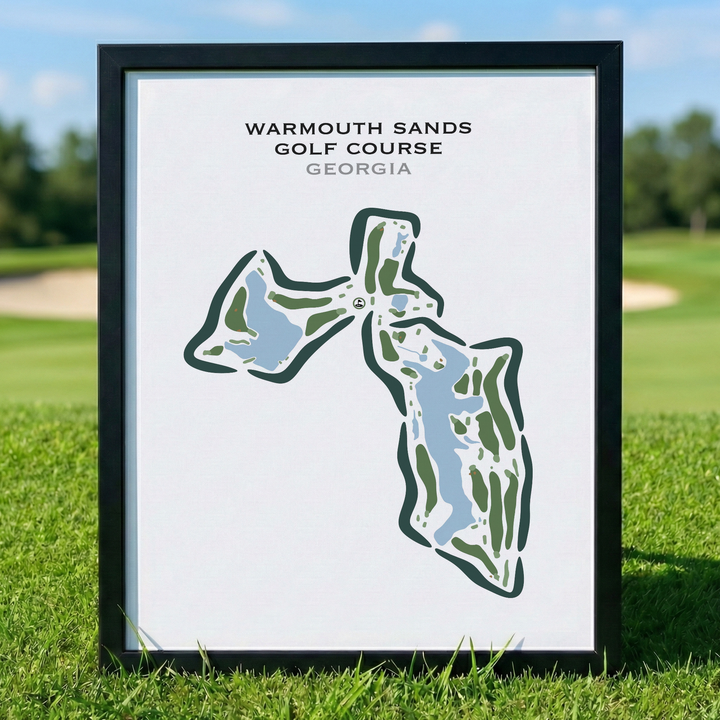 Warmouth Sands Golf Course, Georgia - Printed Golf Courses