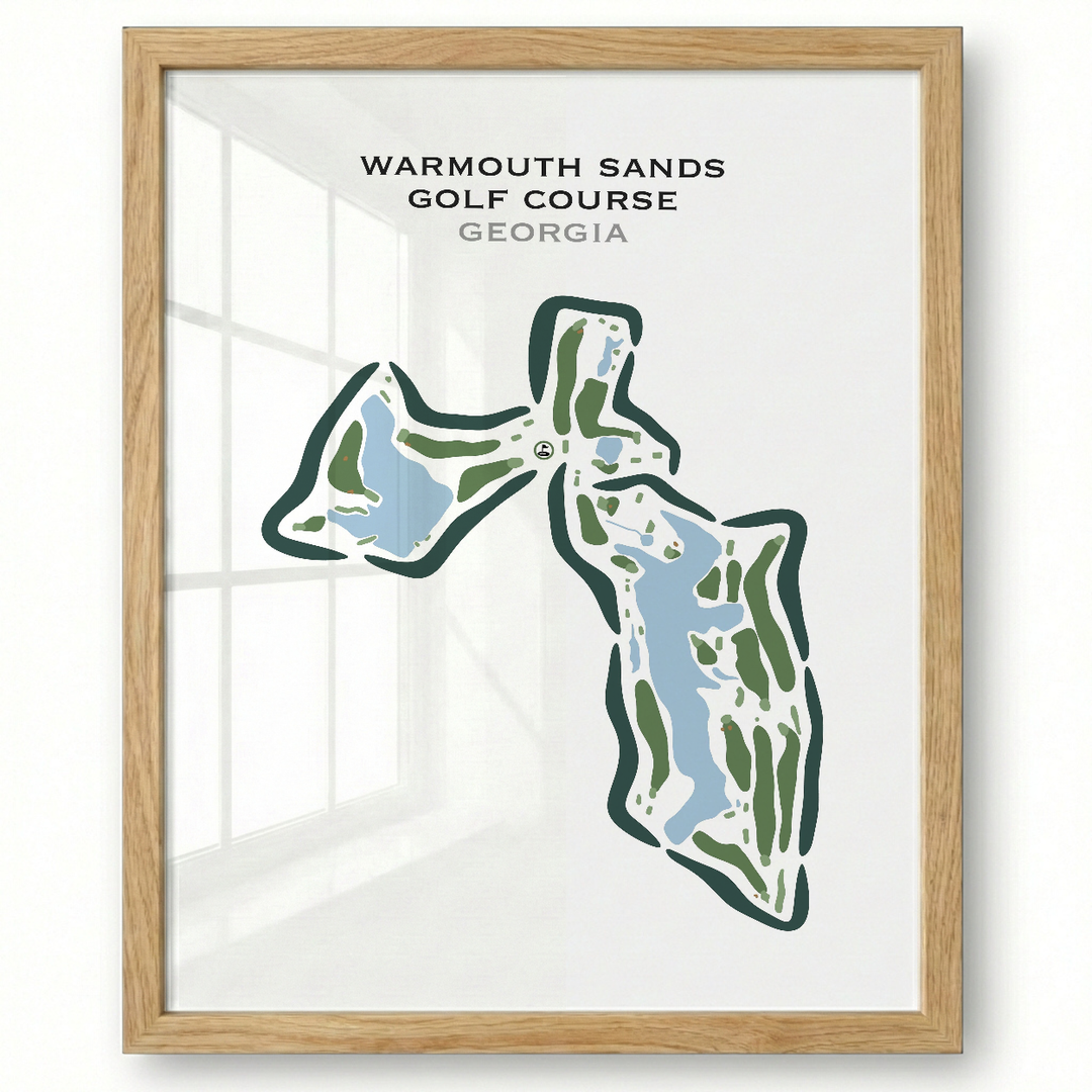 Warmouth Sands Golf Course, Georgia - Printed Golf Courses
