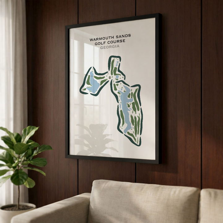 Warmouth Sands Golf Course, Georgia - Printed Golf Courses