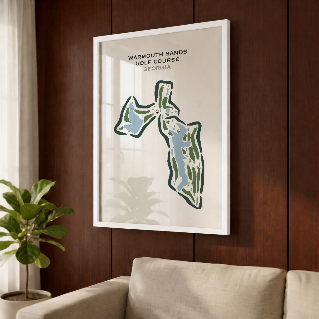 Warmouth Sands Golf Course, Georgia - Printed Golf Courses