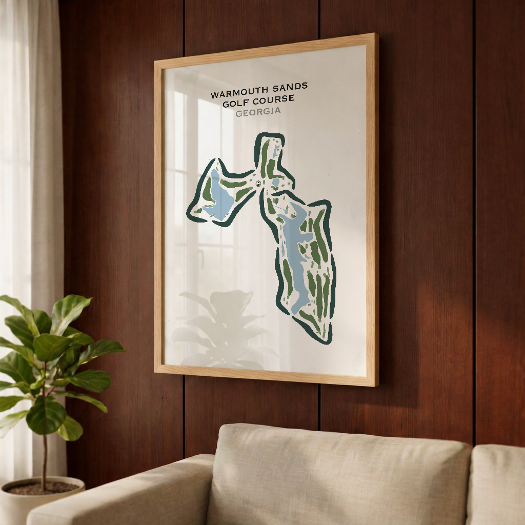 Warmouth Sands Golf Course, Georgia - Printed Golf Courses