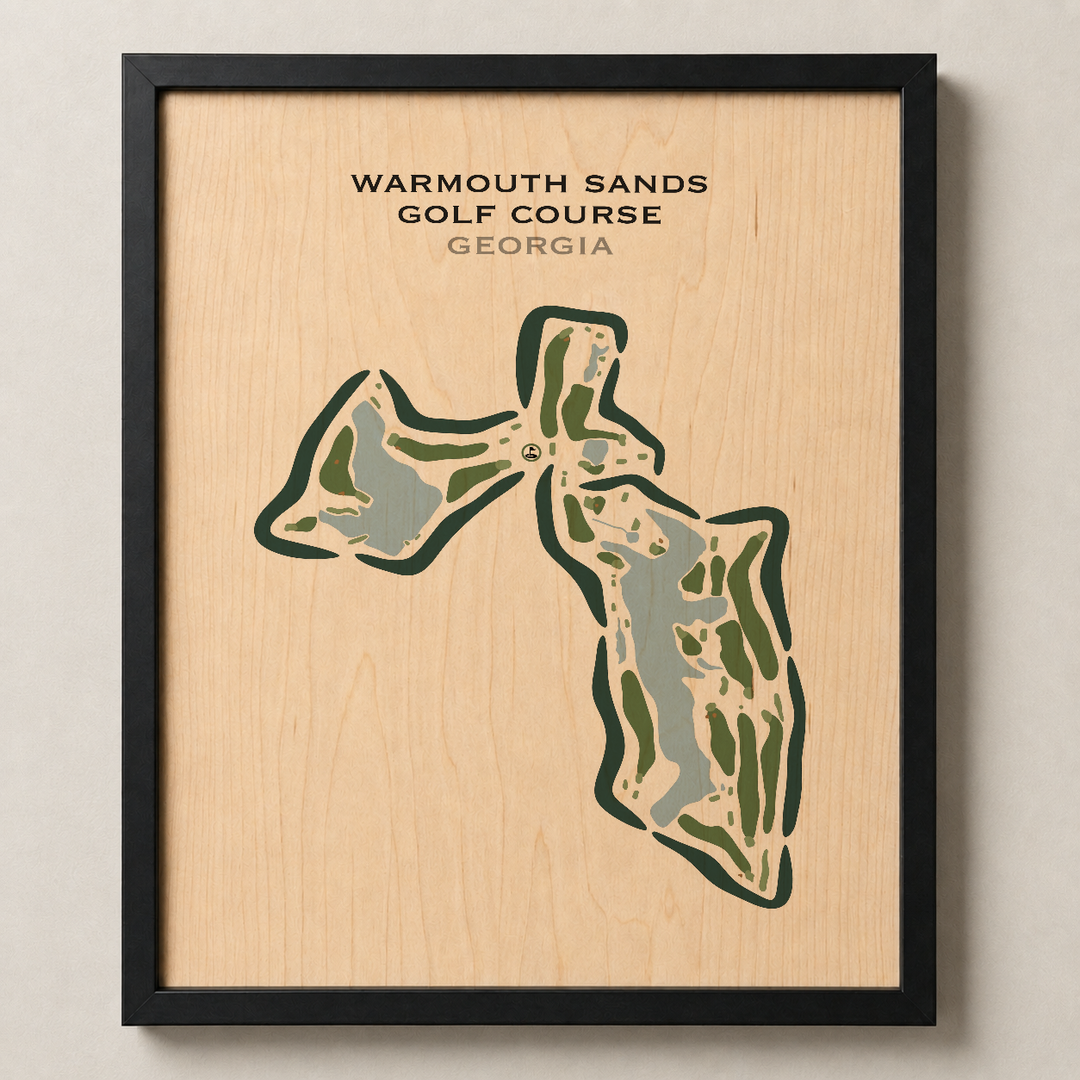 Warmouth Sands Golf Course, Georgia - Printed Golf Courses