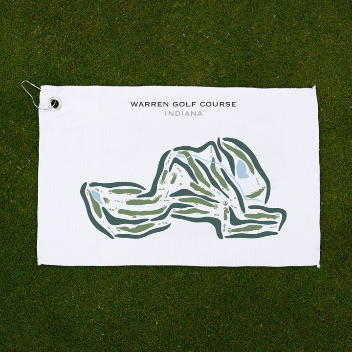 Warren Golf Course, Indiana - Printed Golf Courses