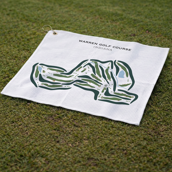 Warren Golf Course, Indiana - Printed Golf Courses