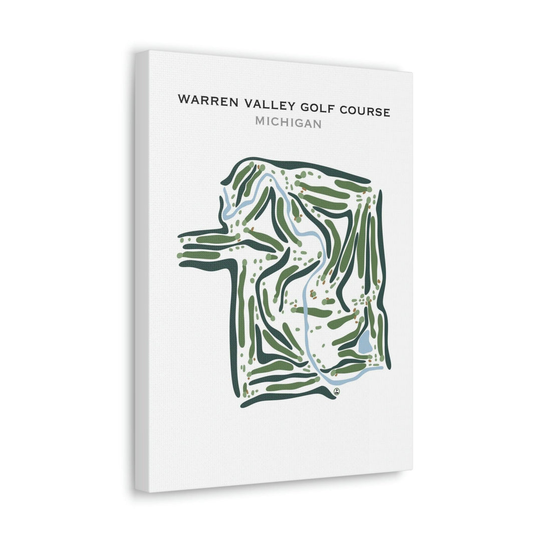 Warren Valley Golf Course, Michigan - Printed Golf Courses - Golf Course Prints