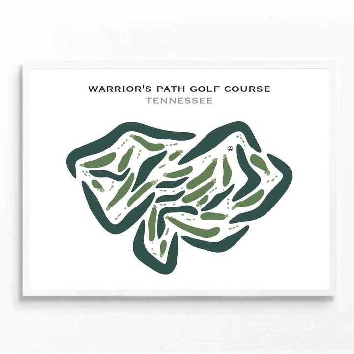 Warriors' Path Golf Course, Tennessee - Printed Golf Courses
