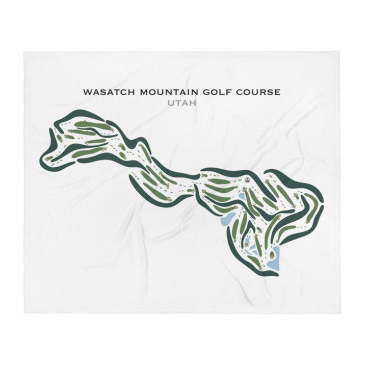 Wasatch Mountain Golf Course, Midway Utah - Printed Golf Courses - Golf Course Prints