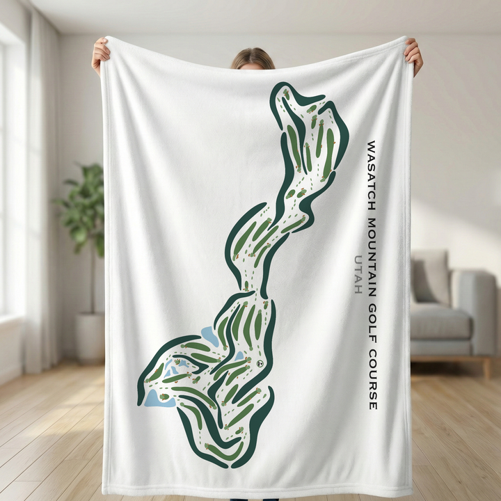 Wasatch Mountain Golf Course, Midway Utah, Horizontal - Printed Golf Courses