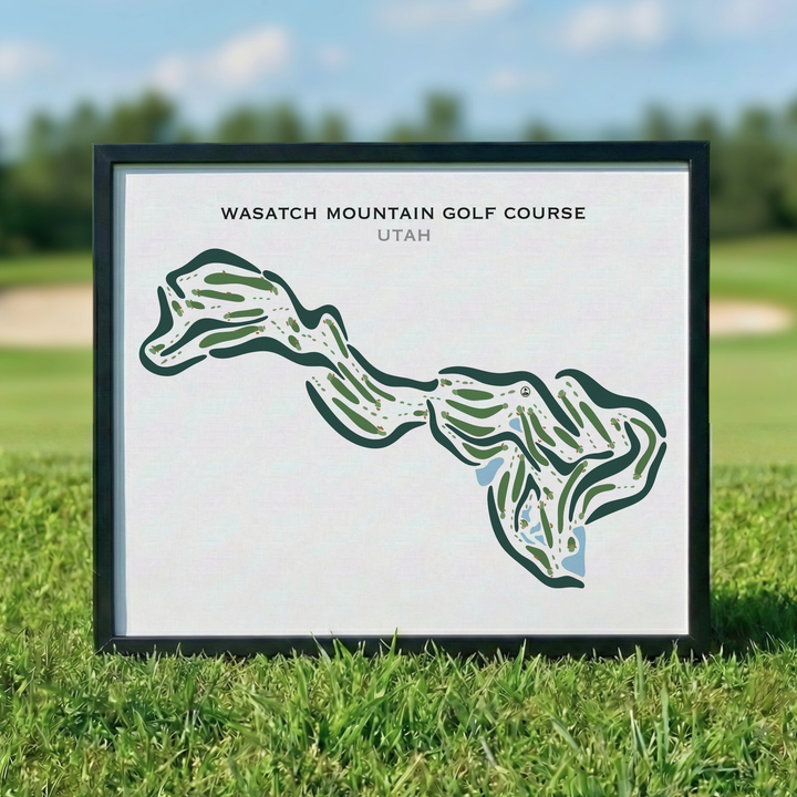 Wasatch Mountain Golf Course, Midway Utah, Horizontal - Printed Golf Courses