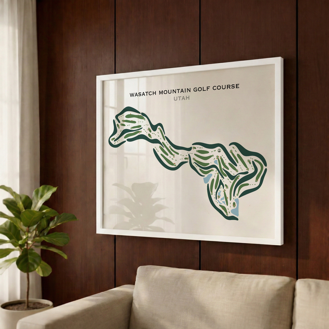 Wasatch Mountain Golf Course, Midway Utah, Horizontal - Printed Golf Courses