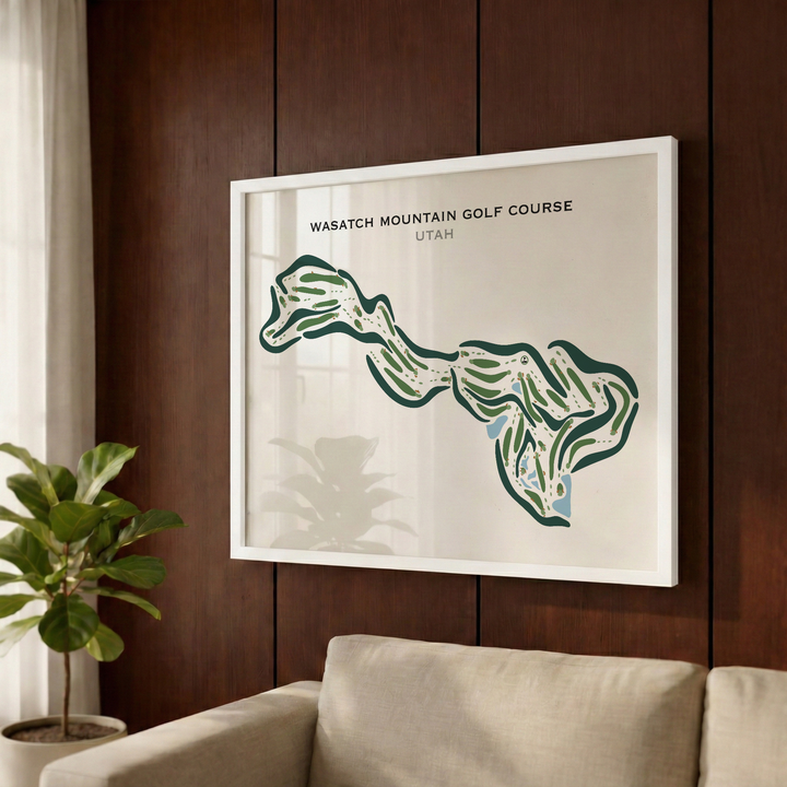 Wasatch Mountain Golf Course, Midway Utah, Horizontal - Printed Golf Courses
