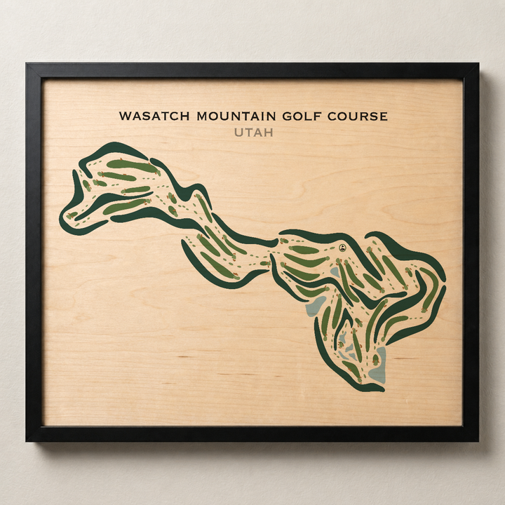 Wasatch Mountain Golf Course, Midway Utah, Horizontal - Printed Golf Courses