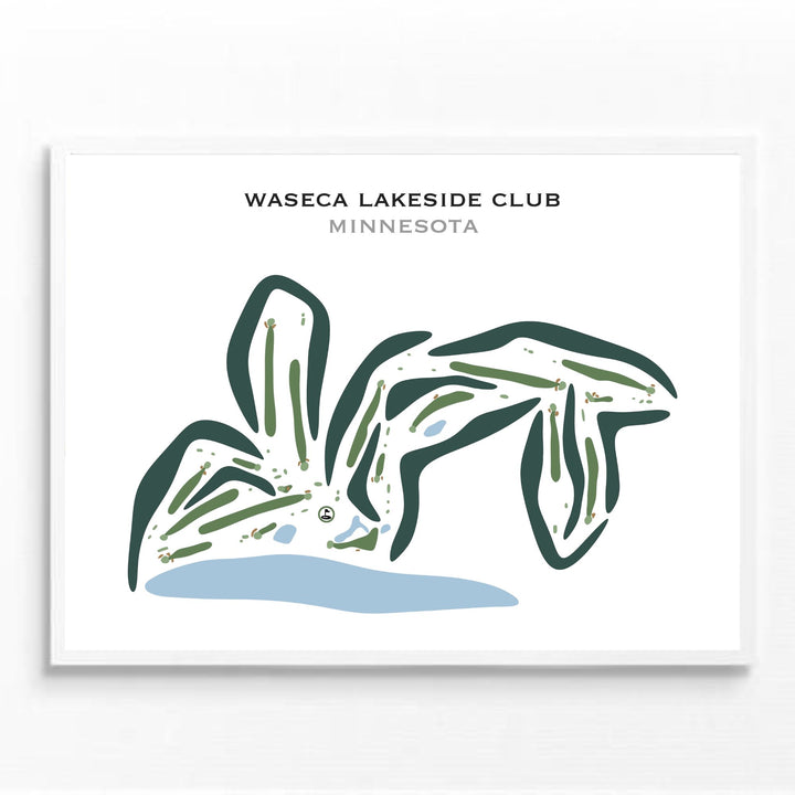 Waseca Country Club, Minnesota - Printed Golf Courses