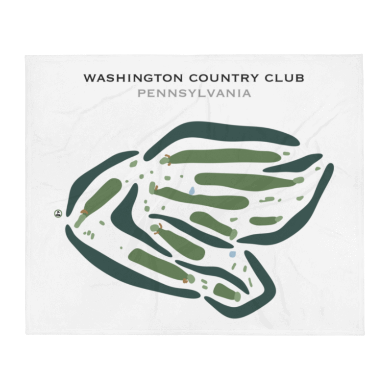 Washington Country Club, Pennsylvania - Printed Golf Courses