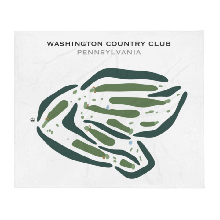 Washington Country Club, Pennsylvania - Printed Golf Courses