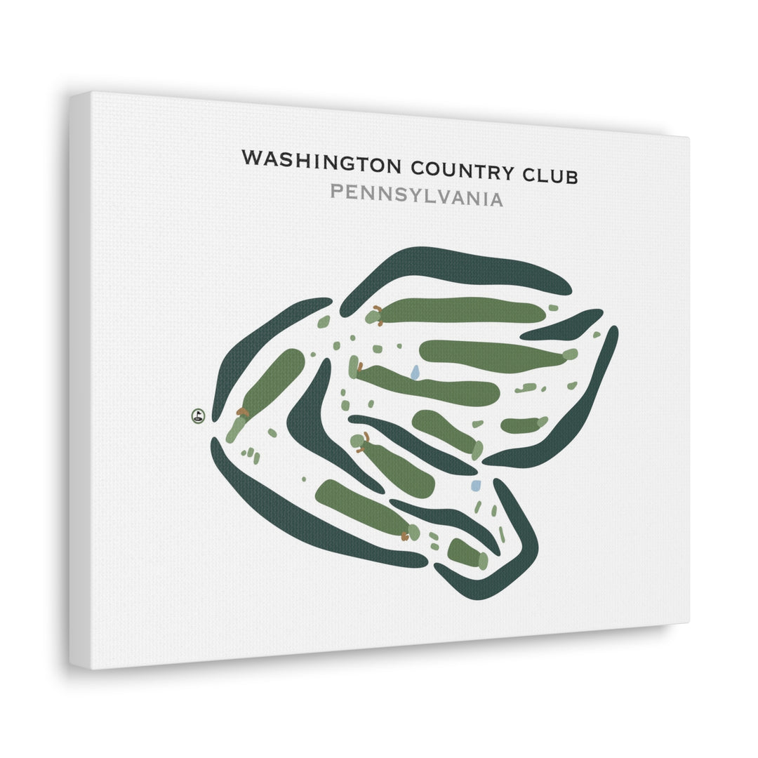 Washington Country Club, Pennsylvania - Printed Golf Courses