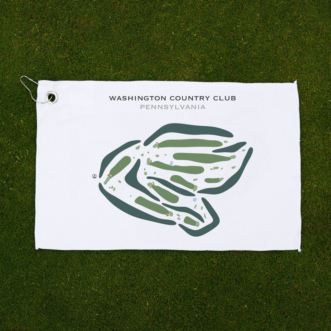 Washington Country Club, Pennsylvania - Printed Golf Courses