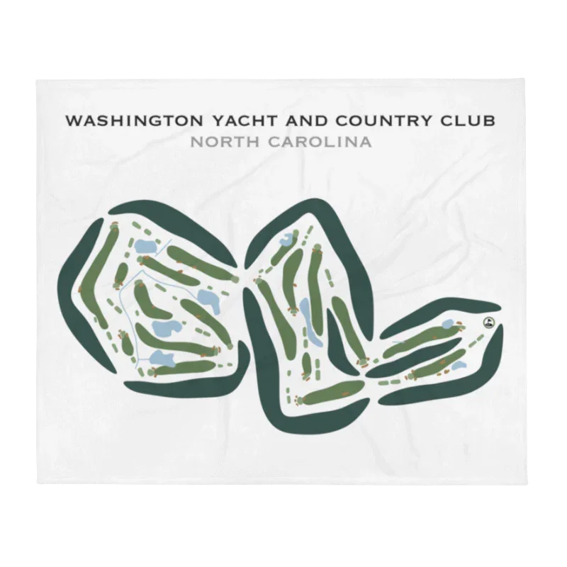 Washington Yacht & Country Club, North Carolina - Printed Golf Courses