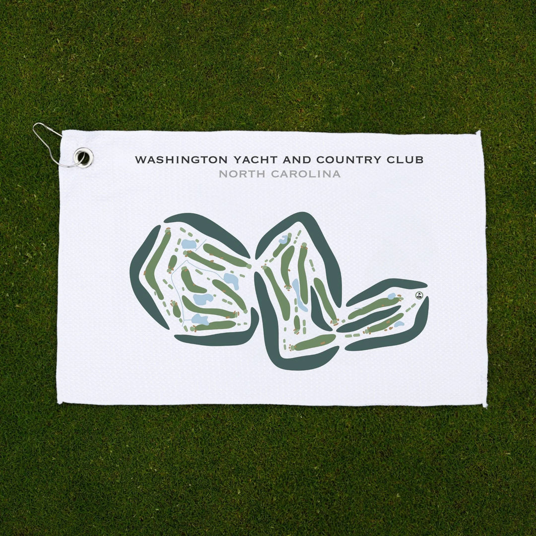Washington Yacht & Country Club, North Carolina - Printed Golf Courses