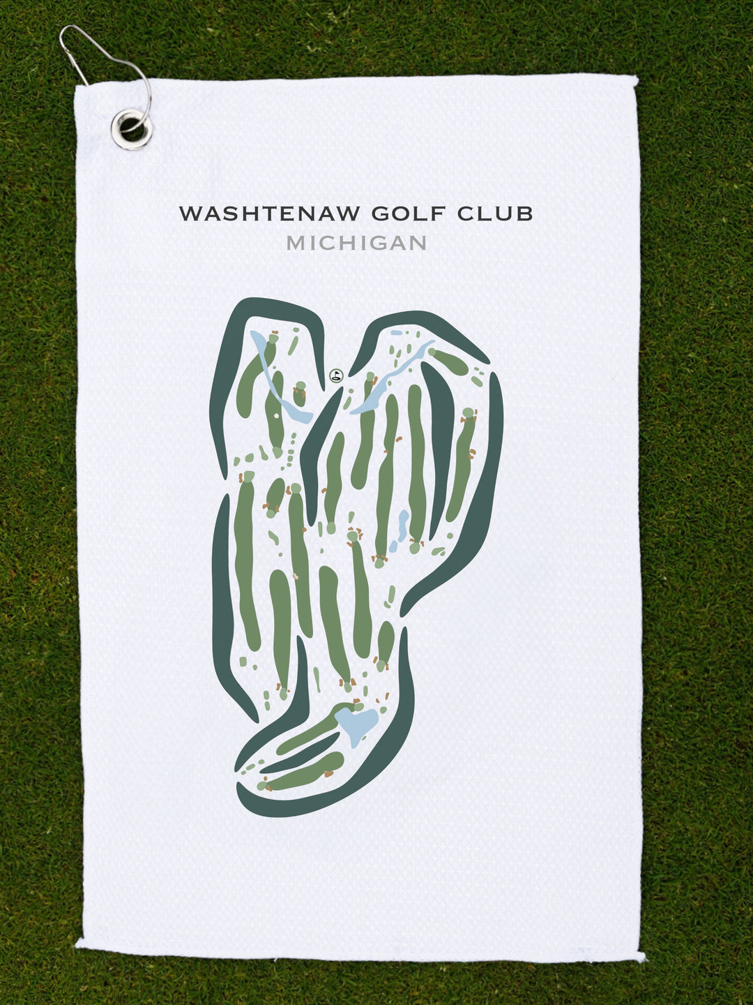 Washtenaw Golf Club, Michigan - Printed Golf Courses