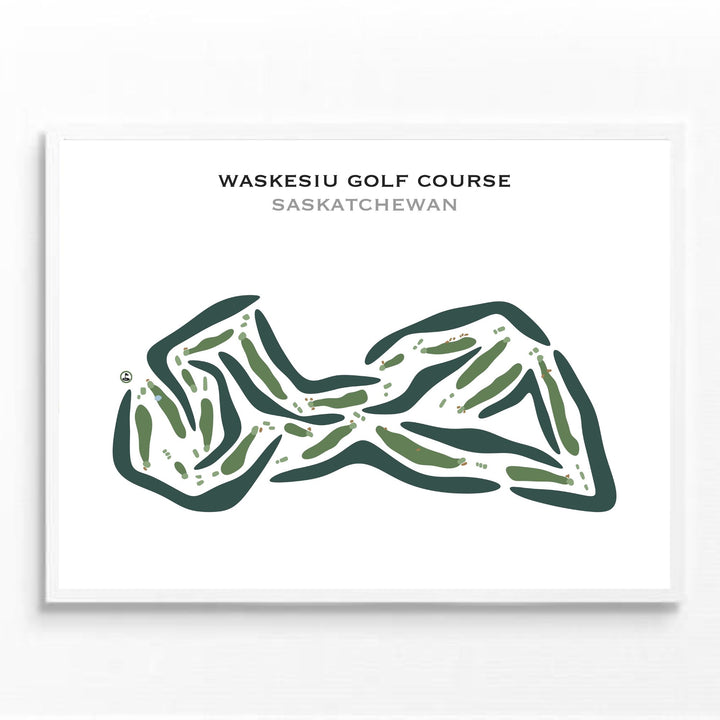 Waskesiu Golf Course, Saskatchewan, Canada - Printed Golf Courses