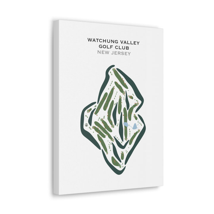 Watchung Valley Golf Club, New Jersey - Printed Golf Courses