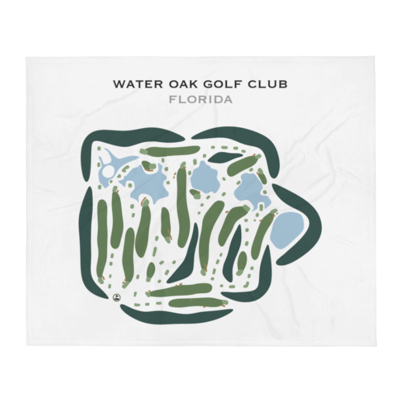 Water Oak Golf Club, Florida - Printed Golf Courses