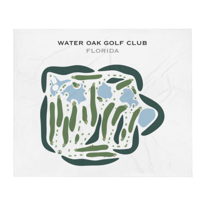 Water Oak Golf Club, Florida - Printed Golf Courses