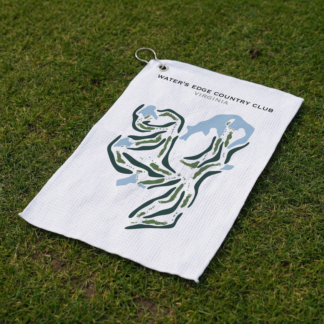 Water's Edge Country Club, Virginia - Printed Golf Course