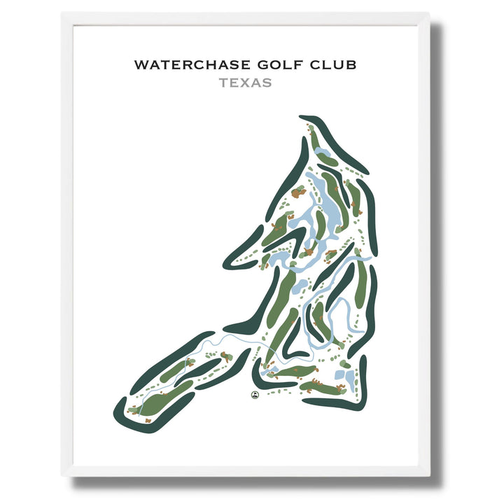 Waterchase Golf Club, Texas - Printed Golf Course