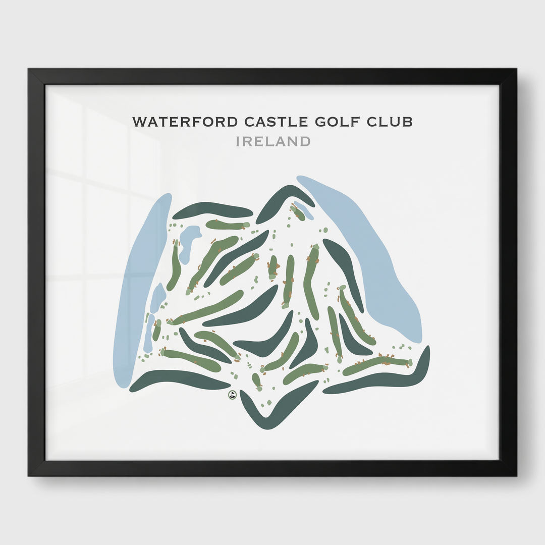 Waterford Castle Golf Club, Ireland - Printed Golf Courses