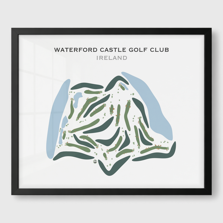 Waterford Castle Golf Club, Ireland - Printed Golf Courses
